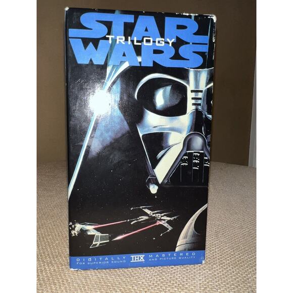 STAR WARS TRILOGY--Boxed 3 VHS Set, Vintage - Picture 2 of 6